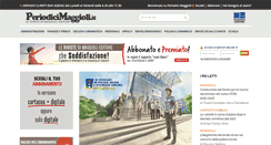 Desktop Screenshot of periodicimaggioli.it