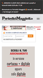 Mobile Screenshot of periodicimaggioli.it
